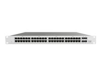 Cisco Meraki Cloud Managed MS120-48LP - Kytkin - Hallinnoitu - 48 x 10/100/1000 (PoE) + 4 x Gigabit SFP - telineeseen asennettava, työpöytä - PoE (370 W) MS120-48LP-HW