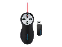 Kensington Si600 Wireless Presenter with Laser Pointer - Kauko-ohjauksen kuvaus - 4 painiketta - RF - musta 33374EU