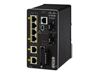 Cisco Industrial Ethernet 2000 Series - Kytkin - Hallinnoitu - 4 x 10/100 + 2 x 10/100/1000 - DIN-kiskoon kiinnitettävä IE-2000-4T-G-B