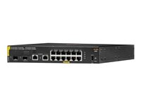 HPE Aruba 6000 12G Class4 PoE 2G/2SFP 139W Switch - Kytkin - Hallinnoitu - 12 x 10/100/1000 (PoE+) + 2 x Gigabit SFP + 2 x 1000Base-T - telineeseen asennettava - PoE (139 W) R8N89A#ABB