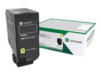 Lexmark - Keltainen - alkuperäinen - väriainekasetti LCCP, LRP malleihin Lexmark CS720de, CS720dte, CS725de, CS725dte, CX725de, CX725dhe, CX725dthe 74C20Y0