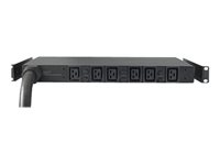 APC Basic Rack PDU - Virranjakeluyksikkö (telineasennettava) - Vaihtovirta 400 V - 22 kW - 3-vaiheinen - tulo: IEC 60309 - lähtöliittimet: 6 (IEC 60320 C19) - 2.44 m johto - musta malleihin P/N: SCL400RMJ1U, SCL500RMI1UC, SCL500RMI1UNC, SMTL1000RMI2UC, SMTL750RMI2UC AP7526