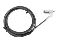 Targus Defcon Compact Keyed Cable Lock - Turvakaapelilukko - musta - 1.98 m ASP70GL