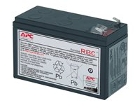 APC - UPS akku - Lyijyhappo - 7 Ah - musta malleihin P/N: CP24U12NA3-F4, CP24U12NA3-F5, CP27U13AZ3-F, CP27U13NA3-G, CP27U13NA3-S, CP27U13SC3-F RBC40