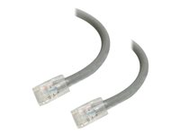 C2G Cat5e Non-Booted Unshielded (UTP) Network Patch Cable - Kytkentäkaapeli - RJ-45 (uros) to RJ-45 (uros) - 1 m - UTP - CAT 5e - säikeinen, uniboot - harmaa 83001