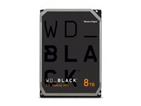 WD Black WD8002FZBX - Kiintolevyasema - 8 Tt - pelaaminen - sisäinen - 3.5" - SATA 6Gb/s - 7200 kierrosta/min - puskuri: 256 Mt WD8002FZBX