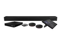 Lenovo ThinkSmart Core - Full Room Kit - videoneuvottelupakkaus - sekä 3 vuoden Lenovo Premier -tuki ja yhden vuoden ylläpito - Sertifioitu Microsoft Teams Roomsille - musta 12QN0004MT