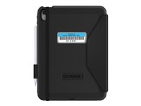 OtterBox Defender Series - Läppäkansi tabletille - rosoinen - musta malleihin Apple 10.9-inch iPad (10. sukupolvi) 77-93758