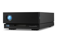 LaCie 1big Dock STHS24000800 - Kiintolevyasemaryhmä - 24 Tt - 1 telineet (SATA-600) - HDD 24 Tt x 1 - USB 3.0, Thunderbolt 3 (ulkoinen) - sekä 5 vuoden tietojen palautuksen huoltosuunnitelma STHS24000800