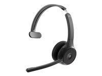 Cisco Headset 721 - Kuulokkeet + mikrofoni - korvien päällä - Bluetooth - langaton - hiilen musta - Cisco Webex Certified HS-WL-721-BUNA-C