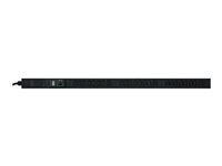 APC Easy Metered Rack PDU EPDU1216M - Virranjakeluyksikkö (telineasennettava) - Vaihtovirta 400 V - 11000 VA - 3-vaiheinen - Ethernet - tulo: IEC 60309 3P+N+PE - lähtöliittimet: 24 (3 x IEC 60320 C19, 21 x IEC 60320 C13) - 0U - 1.98 m johto - musta EPDU1216M