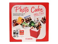 Canon PG-540/CL-541 Photo Value Pack - Kiiltävä - 0.27 mm - 2 pakettia - väri (sinivihreä, sinipunainen, keltainen), pigmentoitu musta - alkuperäinen - laatikko - mustesäiliö / paperisarja malleihin PIXMA MG3250, MG3550, MG3650, MG4250, MX395, MX455, MX475, MX525, MX535, TS5150, TS5151 5225B012