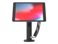 Compulocks Magnetix Secured Magnetic Tablet Counter Stand - Cable lock included - Teline malleihin tabletti - lukittava - galvanoitu teräs - musta - tiski MNTXRISE01