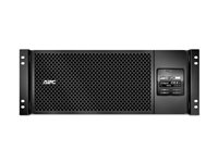 APC Smart-UPS SRT 6000VA RM - UPS (telineasennettava) - Vaihtovirta 230 V - 6000 watti(a) - 6000 VA - Ethernet 10/100, USB - lähtöliittimet: 13 - 4U - musta malleihin P/N: AR3100W, AR3103SP, AR3105W, AR3106SP, AR3155W, AR3305W, AR3355SP, AR3355W, NBWL0356A SRT6KRMXLI-6W