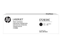 HP 83X - Musta - alkuperäinen - LaserJet - väriainekasetti (CF283X) Contract malleihin LaserJet Pro M201d, M201dw, M201n, MFP M225dn, MFP M225dw CF283XC