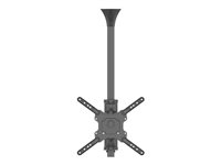 Multibrackets M Ceiling Mount Pro MBC1F - Koukku malleihin LCD-näyttö - muovi, alumiini, teräs - musta -näytön koko: 17"-42" - kattoon asennettava 7350073736423