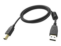 Vision Professional - USB-kaapeli - USB (uros) to USB Type B (uros) - USB 2.0 - 3 m - musta TC 3MUSB/BL