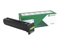 Lexmark - Erittäin tuottoisa - sinivihreä - alkuperäinen - väriainekasetti LCCP, LRP malleihin Lexmark CX825de, CX825dte, CX825dtfe, CX860de, CX860dte, CX860dtfe 82K2XC0