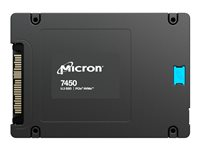 Micron 7450 MAX - SSD - Enterprise, Mixed Use - 6400 GB - sisäinen - 2.5" - U.3 PCIe 4.0 x4 (NVMe) - TAA-yhteensopiva MTFDKCB6T4TFS-1BC1ZABYYR