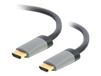 C2G 5m (16ft) HDMI Cable with Ethernet - High Speed CL2 In-Wall Rated - M/M - HDMI-kaapeli Ethernetillä - HDMI uros to HDMI uros - 5 m - suojattu - musta 42524