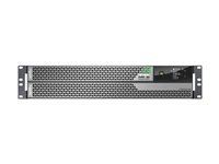 APC Smart-UPS Ultra On-Line - UPS (torniin asennettava/ulkoinen) - AC 220-230 V - 5000 watti(a) - 5000 VA - Litiumioni - Ethernet, USB - lähtöliittimet: 10 - 2U - hopeanharmaa SRTL5KRM2UI