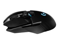 Logitech Wireless Gaming Mouse G903 LIGHTSPEED with HERO 16K sensor - Hiiri - oikea- ja vasenkätiselle - optinen - 11 painiketta - langaton, langallinen - USB, 2.4 GHz - USB Logitech LIGHTSPEED -vastaanotin 910-005673