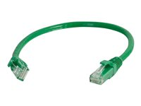 C2G Cat6 Booted Unshielded (UTP) Network Patch Cable - Kytkentäkaapeli - RJ-45 (uros) to RJ-45 (uros) - 10 m - UTP - CAT 6 - valettu, piikitön, säikeinen - vihreä 83432