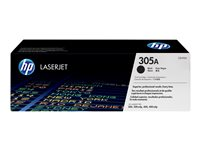 HP 305A - Musta - alkuperäinen - LaserJet - väriainekasetti (CE410A) malleihin LaserJet Pro 300 M351, 400 M451, MFP M375, MFP M475 CE410A