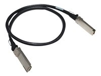 HPE Aruba - 1000Base direct attach cable - QSFP28 to QSFP28 - 1 m malleihin HPE Aruba 8325-32C, 8325-48Y8C; CX 10000 Empty Chassis, 8360-12C V2, 8360-16Y2C V2 R0Z25A