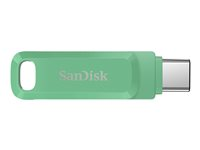 SanDisk Ultra Dual Drive Luxe - USB Flash-asema - 256 Gt - USB 3.2 Gen 1 / USB-C - absintinvihreä SDDDC3-256G-G46AG