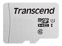 Transcend 300S - Flash-muistikortti (sovitin sisältyvä) - 64 Gt - UHS-I U1 / Class10 - microSDXC UHS-I TS64GUSD300S-A