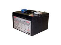 APC Replacement Battery Cartridge #142 - UPS akku - 1 x akku/paristo - Lyijyhappo - 216 Wh malleihin P/N: SMC1000, SMC1000-BR, SMC1000C, SMC1000I, SMC1000IC, SMC1000TW APCRBC142