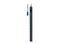 APC Easy Metered Rack PDU EPDU1116M - Virranjakeluyksikkö (telineasennettava) - Vaihtovirta 200/208/230 V - 3680 VA - Ethernet - tulo: IEC 60309 2P+E - lähtöliittimet: 21 (18 x IEC 60320 C13, 3 x IEC 60320 C19) - 0U - 3 m johto - musta malleihin P/N: AR9300SP, AR9300SP-R, AR9307SP, AR9307SP-R, SMC1000I-2UC, SMC1000IC, SMC1500I-2UC EPDU1116M