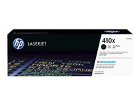 HP 410X - Tuottoisa - musta - alkuperäinen - LaserJet - väriainekasetti (CF410X) malleihin Color LaserJet Pro M452, MFP M377, MFP M477 CF410X