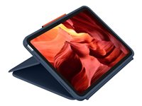 Logitech Rugged Combo 4 - Näppäimistö- ja kalvokotelo - Apple Smart connector - klassisen sininen malleihin Apple 10.9-inch iPad (10. sukupolvi) 920-011191