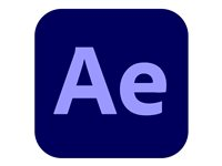 Adobe After Effects CC for Enterprise - Feature Restricted Licensing Subscription Renewal - 1 käyttäjä - volyymi, GOV - taso 14 (100+) - 3 years commitment - Win, Mac - Multi European Languages 65298128BC14B12