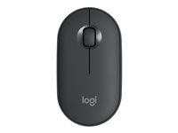 Logitech Pebble M350 - Hiiri - optinen - 3 painiketta - langaton - 2.4 GHz, Bluetooth - USB johdoton vastaanotin - grafiitti 910-005718