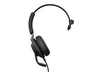 Jabra Evolve2 40 SE MS Mono - Kuulokkeet + mikrofoni - korvien päällä - langallinen - USB-A - melua vaimentava - sertifioitu Microsoft Teamsille 24189-899-999