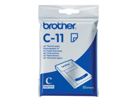 Brother - A7 (74 x 105 mm) 50 arkki (arkit) lämpöpaperi malleihin m-PRINT MW-100, MW-120, MW-140BT, MW-145BT C11