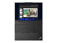 Lenovo ThinkPad E16 Gen 1 - 16" - AMD Ryzen 5 - 7530U - 16 Gt RAM - 256 GB SSD - pohjoismainen (tanska/suomi/norja/ruotsi) 21JT0021MX