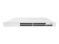 Cisco Meraki Cloud Managed Ethernet Aggregation Switch MS410-32 - Kytkin - Hallinnoitu - 32 x Gigabit SFP + 4 x 10 Gigabit SFP+ (maa-satelliittiyhteys) - telineeseen asennettava MS410-32-HW