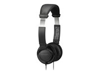 Kensington Hi-Fi Headphones with Mic - Kuulokkeet mikrofonilla varustettu - korvien päällä - langallinen - 3,5 mm jakkiliitin K33597WW