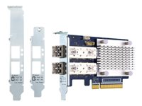 QNAP QXP-16G2FC - Isäntäväylän sovitin - PCIe 3.0 x8 matala profiili - 16Gb Fibre Channel Gen 5 x 2 - sekä 2 SFP:tä ja lähetin-vastaanotinta (TRX-16GFCSFP-SR) malleihin QNAP TS-1277, 463, 677, 877, 977, EC1280, TVS-2472, 682, 872, 882, EC1280, EC1580, EC2480 QXP-16G2FC