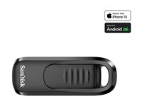 SanDisk Ultra Slider - USB Flash-asema - 128 Gt - USB-C 3.2 Gen 1 SDCZ480-128G-G46