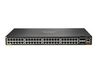 HPE Aruba Networking CX 6200F 48G Class 4 PoE 4SFP 370W Switch - Kytkin - suurin pinoamisetäisyys 10 km - L3 - Hallinnoitu - 48 x 10/100/1000 (PoE+) + 4 x 100/1000 SFP - edestä ja sivulta taakse - telineeseen asennettava - PoE+ (370 W) S0M84A#ABB