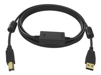 Vision Professional - USB-kaapeli - USB (uros) to USB Type B (uros) - USB 2.0 - 15 m - aktiivinen - musta TC 15MUSB+/BL