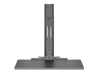 Multibrackets M Easy Stand Desktop - Teline malleihin LCD-näyttö / PC-laitteisto - alumiini - musta -näytön koko: jopa 30" - työpöytä 7350073733156