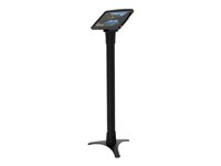 Compulocks Surface Pro 3-7 Space Enclosure Portable Floor Stand - Kioski - varkaudenesto malleihin tabletti - lukittava - rauta, korkealaatuinen alumiini - musta -näytön koko: 12" - lattialla seisova malleihin Microsoft Surface Pro 3, Pro 4, Pro 5, Pro 6, Pro 7, Pro 7+ 147B540GEB