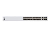 Cisco Business 350 Series CBS350-24S-4G - Kytkin - L3 - Hallinnoitu - 24 x Gigabit SFP + 2 x combo Gigabit Ethernet/Gigabit SFP + 2 x Gigabit SFP (uplink) - telineeseen asennettava CBS350-24S-4G-EU