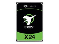 Seagate Exos X24 ST24000NM002H - Kiintolevyasema - Enterprise - 24 Tt - sisäinen - 3.5" - SATA 6Gb/s - 7200 kierrosta/min - puskuri: 512 Mt ST24000NM002H